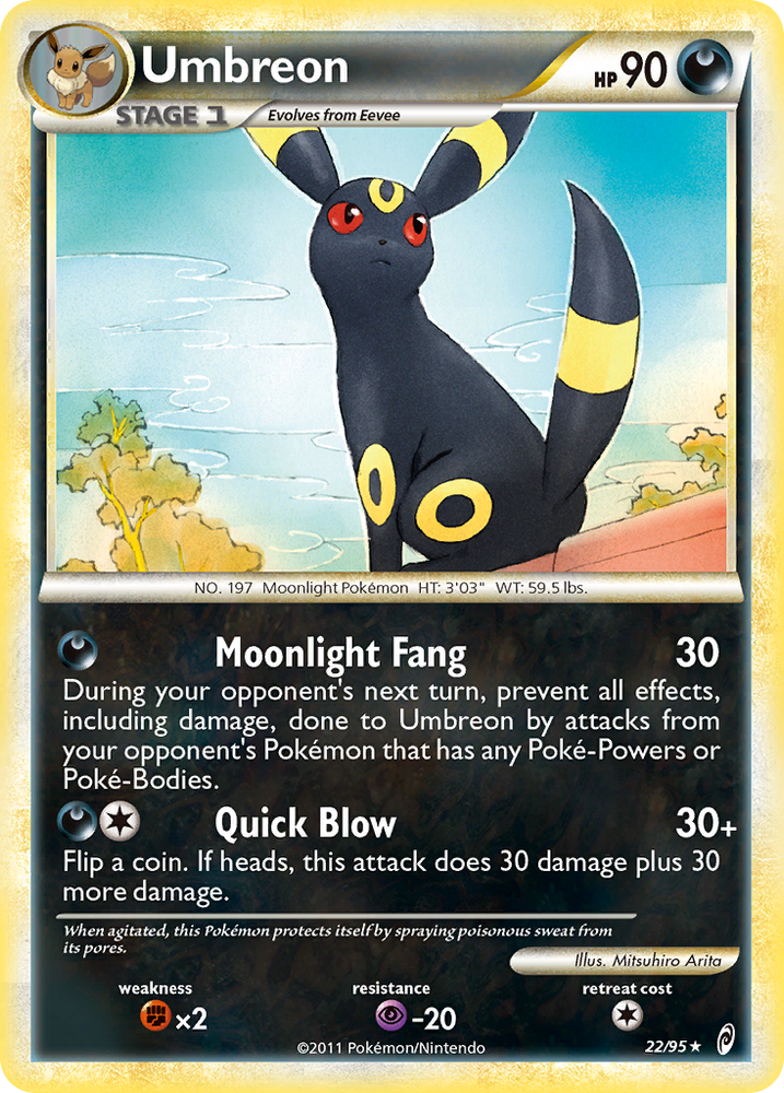 Umbreon (22/95) [HeartGold & SoulSilver: Call of Legends]