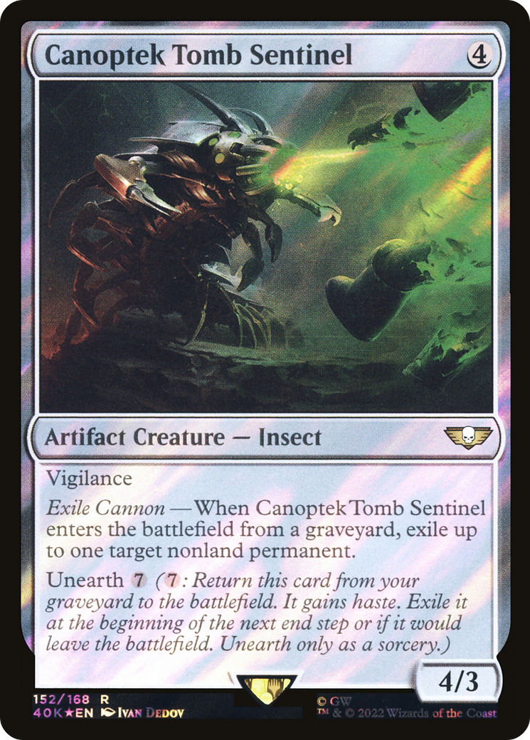 Canoptek Tomb Sentinel (Surge Foil) [Warhammer 40,000]