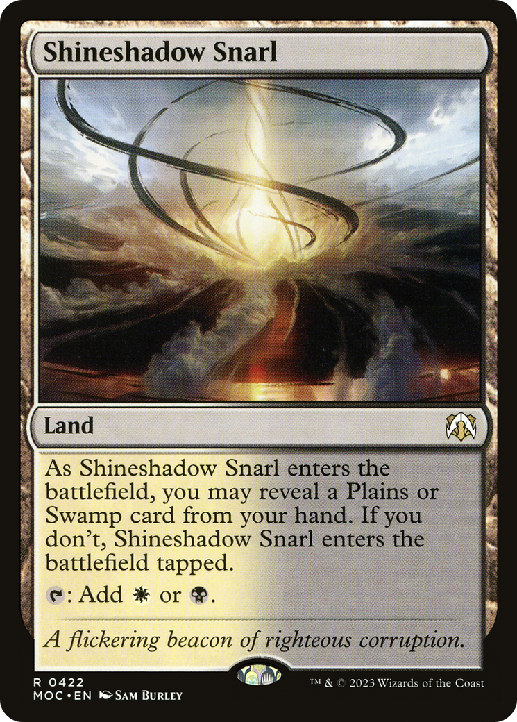 Shineshadow Snarl [March of the Machine Commander]