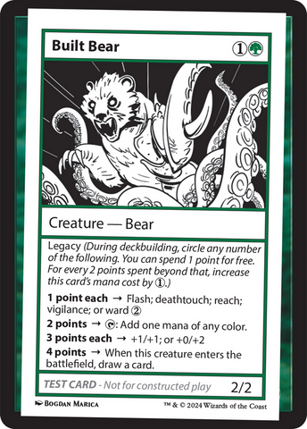 Built Bear [Mystery Booster 2 Playtest Cards]