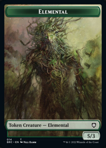 Powerstone // Elemental Double-Sided Token [The Brothers' War Tokens]