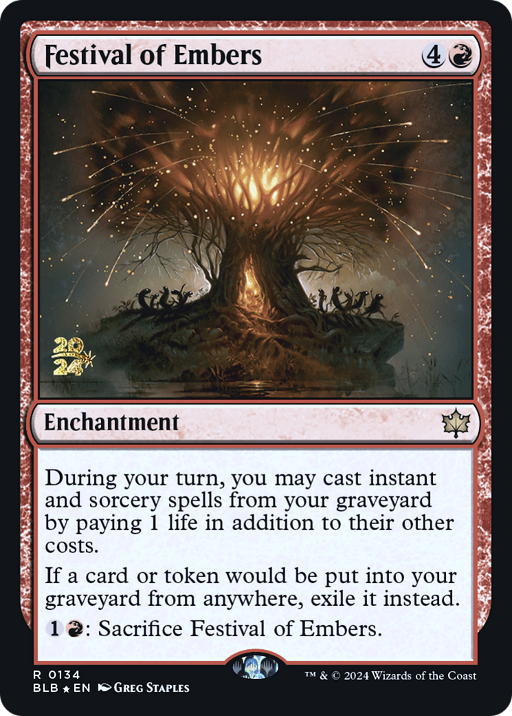 Festival of Embers [Bloomburrow Prerelease Promos]
