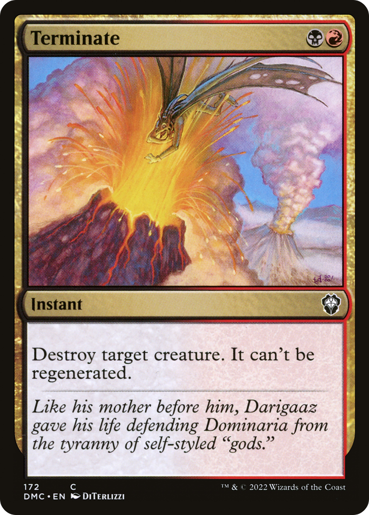 Terminate [Dominaria United Commander]