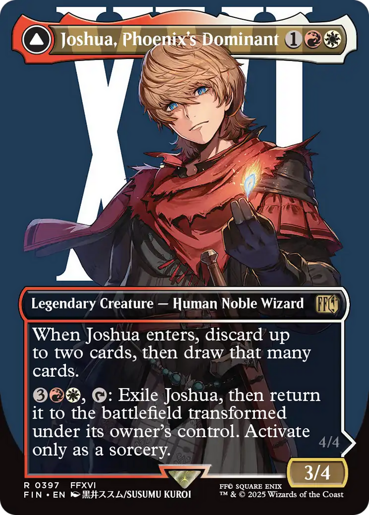 Joshua, Phoenix's Dominant (Borderless) [FINAL FANTASY]