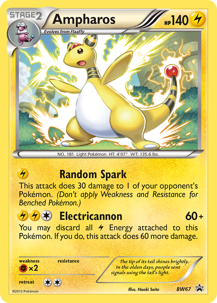 Ampharos (BW67) [Black & White: Black Star Promos]