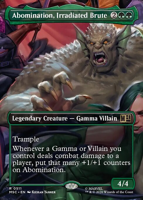 Abomination, Irradiated Brute (MSC 511) [Marvel Super Heroes Commander]