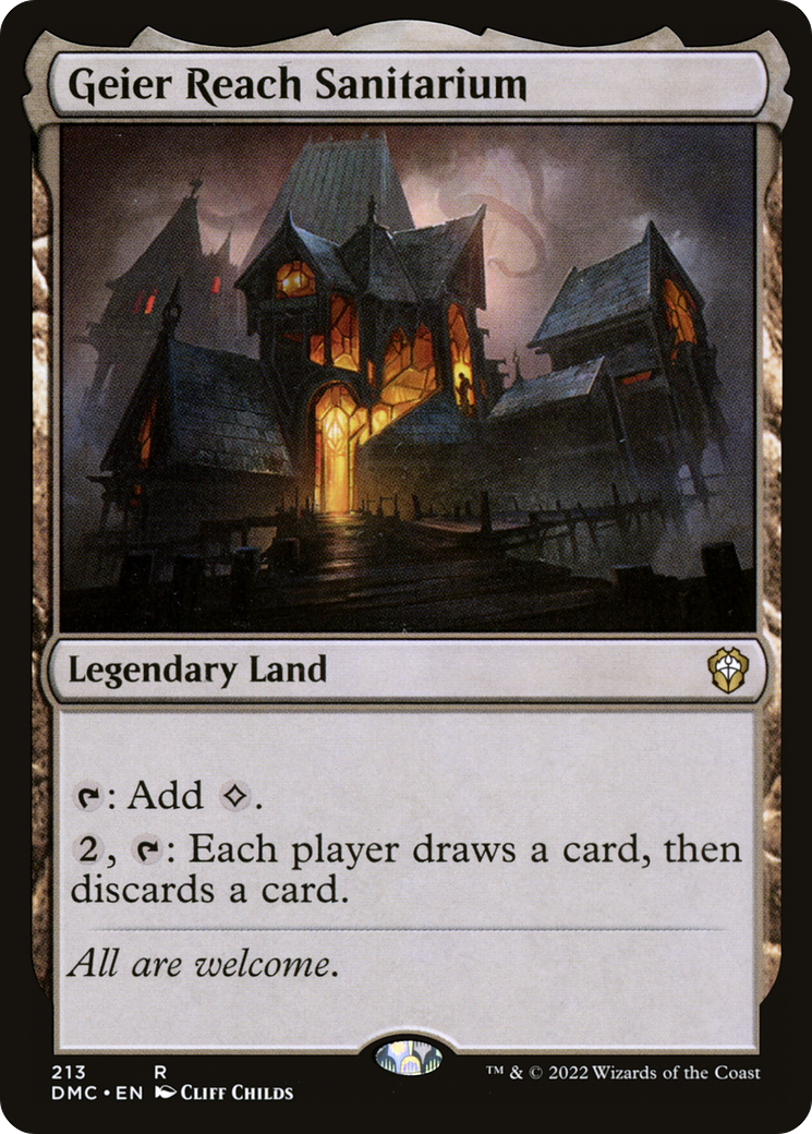 Geier Reach Sanitarium [Dominaria United Commander]