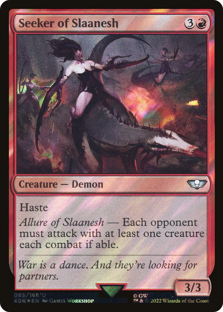 Seeker of Slaanesh (Surge Foil) [Warhammer 40,000]