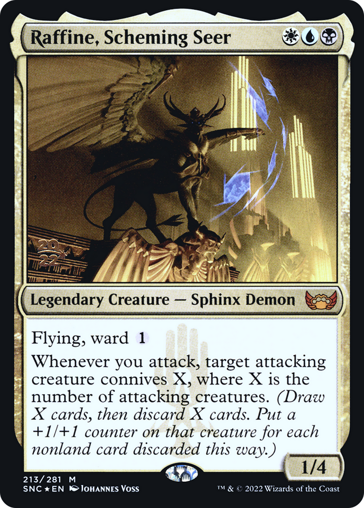 Raffine, Scheming Seer [Streets of New Capenna Prerelease Promos]