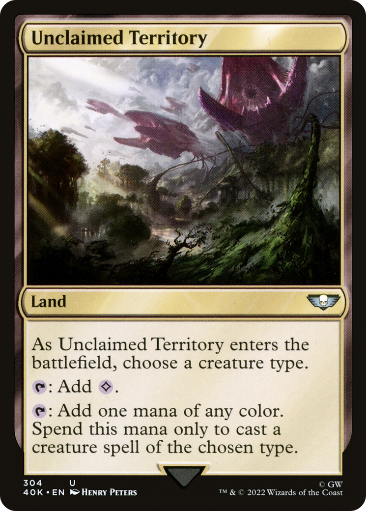 Unclaimed Territory [Warhammer 40,000]