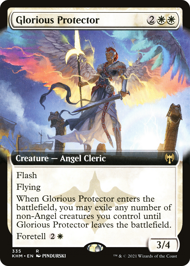Glorious Protector (Extended Art) [Kaldheim]