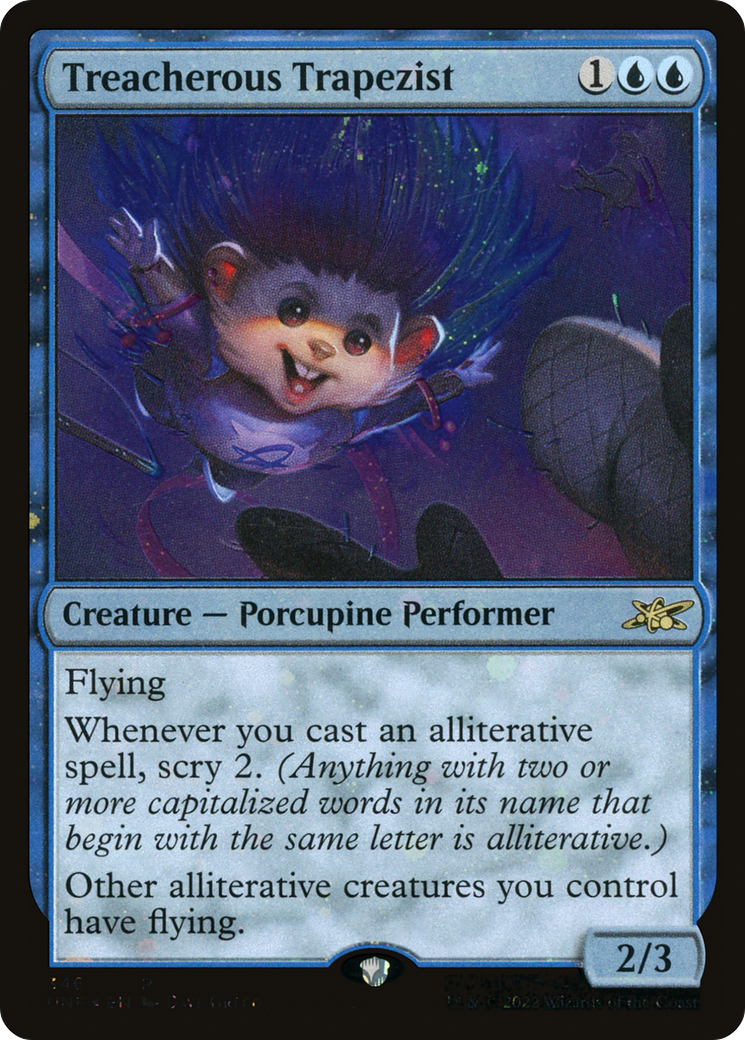 Treacherous Trapezist (Galaxy Foil) [Unfinity]