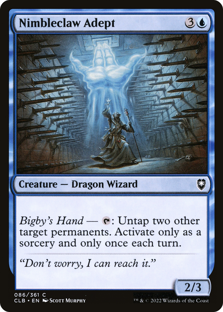 Nimbleclaw Adept [Commander Legends: Battle for Baldur's Gate]