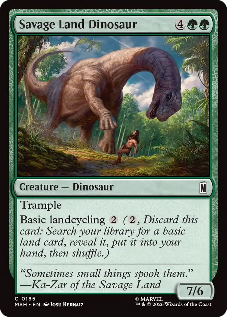 Savage Land Dinosaur [Marvel Super Heroes]