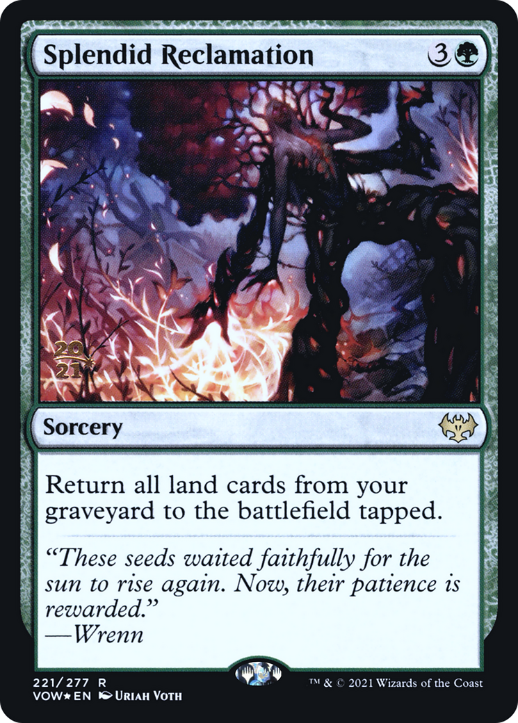 Splendid Reclamation [Innistrad: Crimson Vow Prerelease Promos]