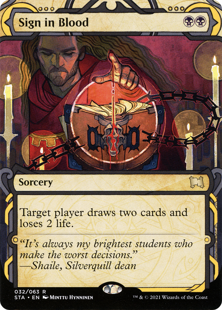 Sign in Blood [Strixhaven: Mystical Archive]