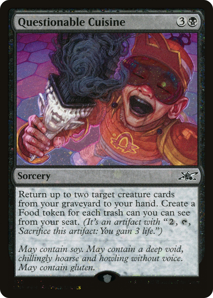 Questionable Cuisine (Galaxy Foil) [Unfinity]