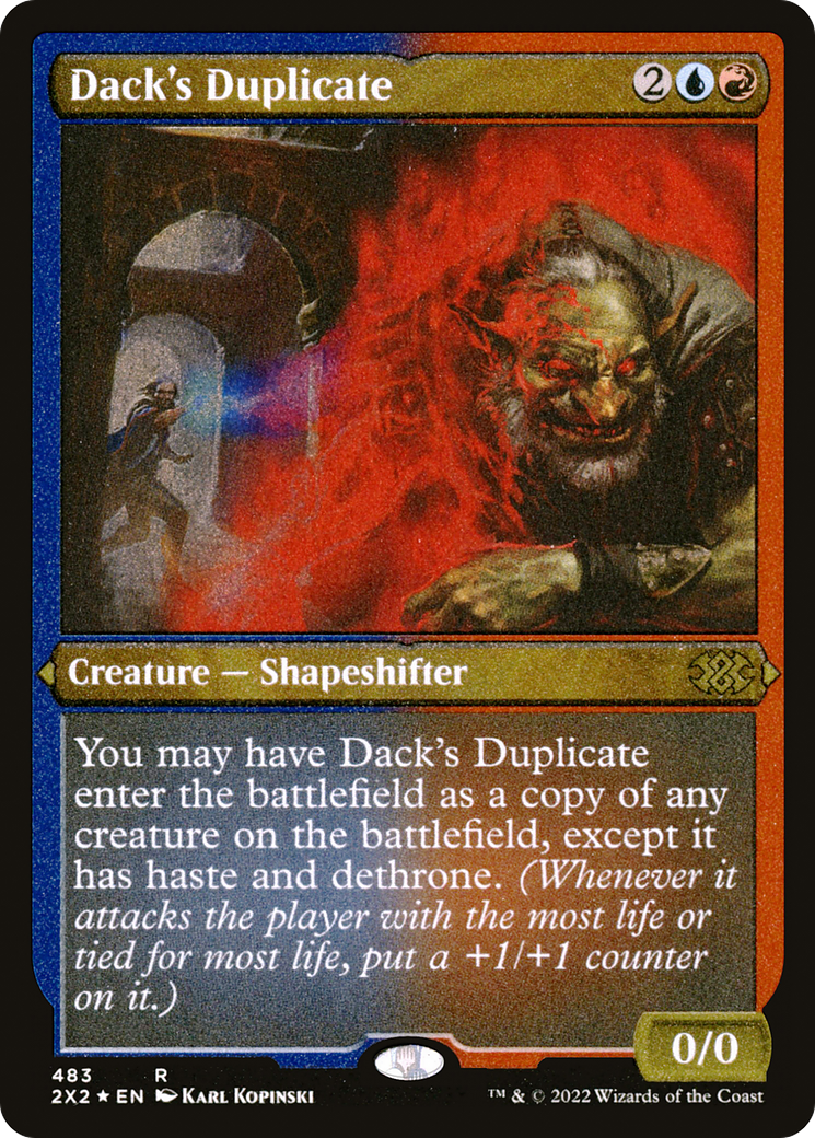 Dack's Duplicate (Foil Etched) [Double Masters 2022]