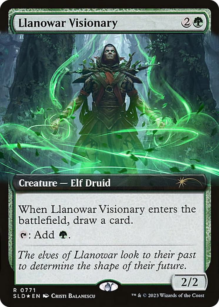 Llanowar Visionary (Extended Art) [Secret Lair Drop Series]
