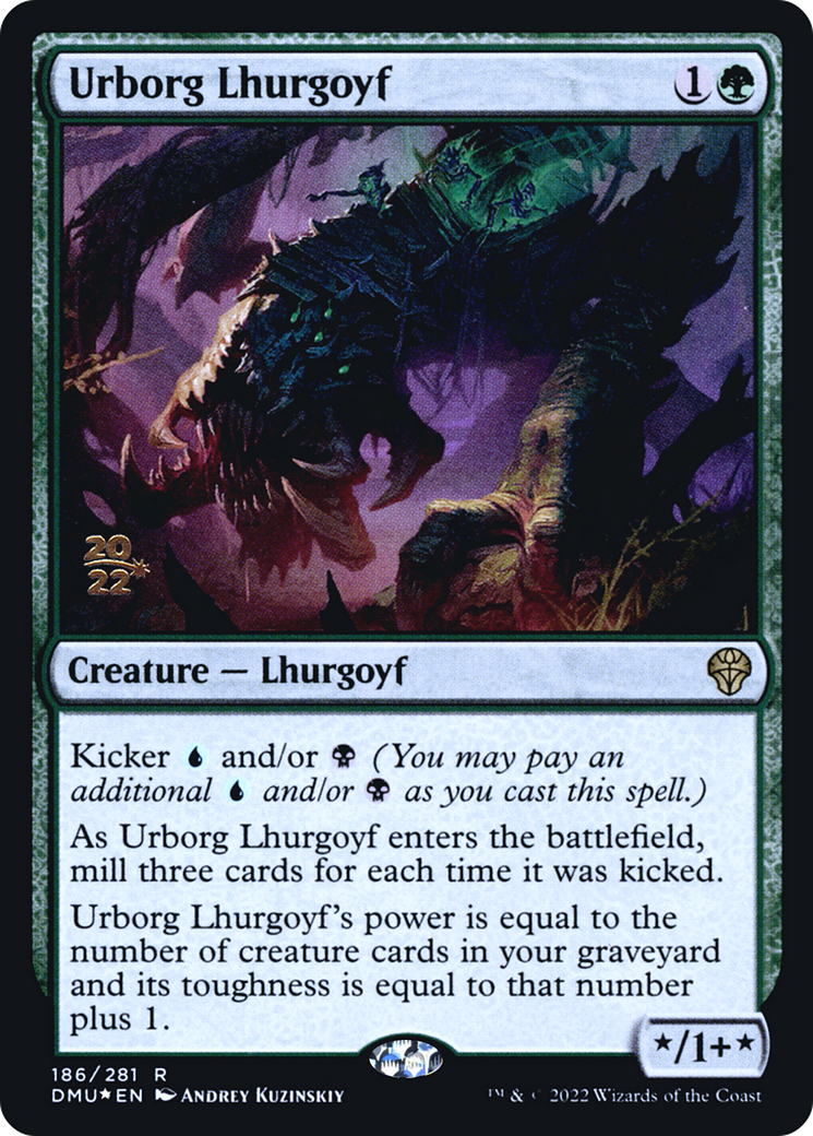 Urborg Lhurgoyf [Dominaria United Prerelease Promos]