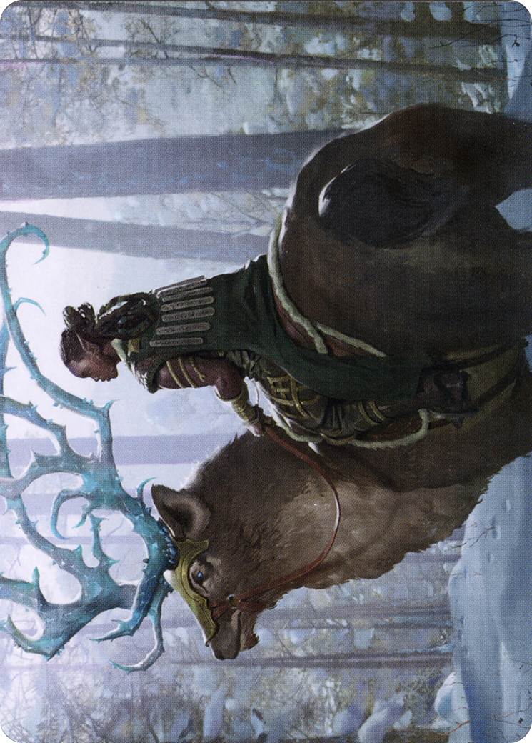 Boreal Outrider Art Card [Kaldheim Art Series]