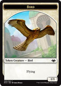 Bird (003) // Serra the Benevolent Emblem Double-Sided Token [Modern Horizons Tokens]
