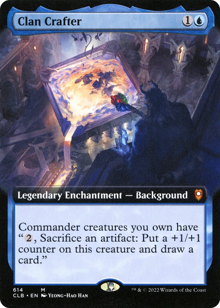 Clan Crafter (Extended Art) [Commander Legends: Battle for Baldur's Gate]