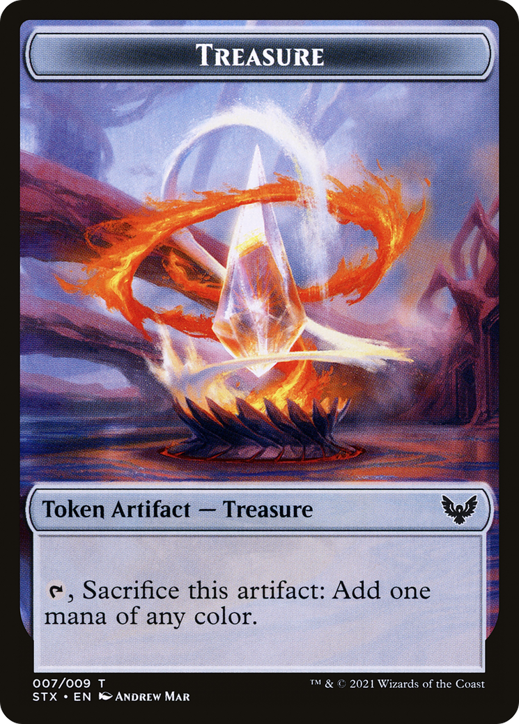 Treasure Token [Strixhaven: School of Mages Tokens]