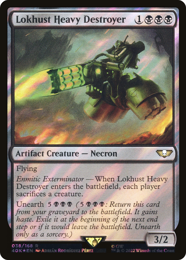 Lokhust Heavy Destroyer (Surge Foil) [Warhammer 40,000]