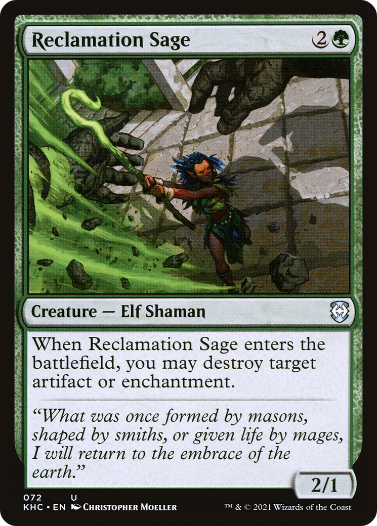 Reclamation Sage [Kaldheim Commander]