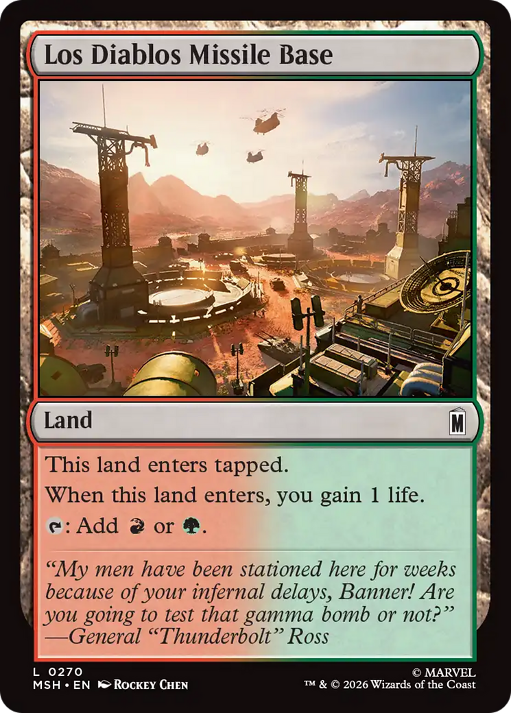 Los Diablos Missile Base [Marvel Super Heroes]