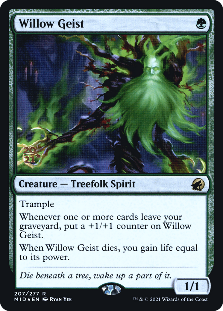 Willow Geist [Innistrad: Midnight Hunt Prerelease Promos]
