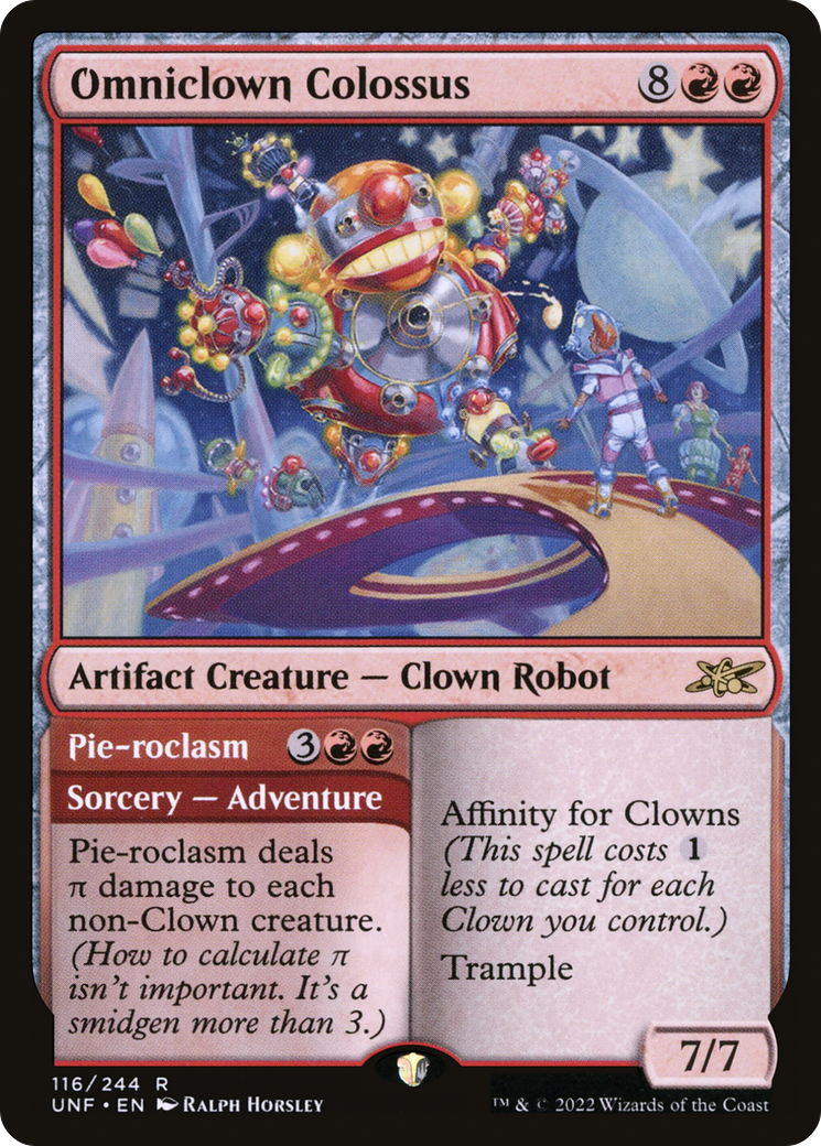 Omniclown Colossus // Pie-roclasm [Unfinity]
