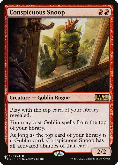 Conspicuous Snoop (PLST M21-139) [The List]