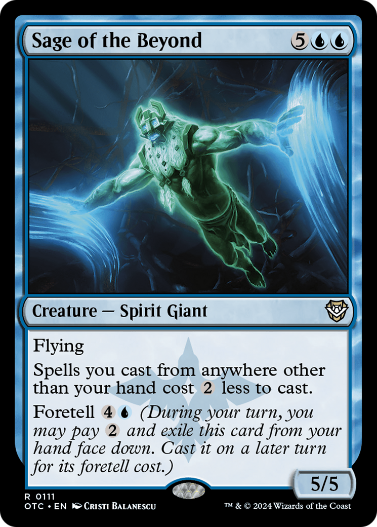 Sage of the Beyond [Outlaws of Thunder Junction Commander]