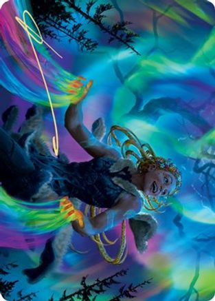 Esika, God of the Tree Art Card (Gold-Stamped Signature) [Kaldheim Art Series]