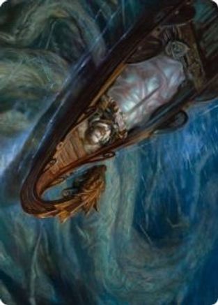 Funeral Longboat Art Card [Kaldheim Art Series]