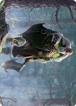 Fynn, the Fangbearer Art Card (Gold-Stamped Signature) [Kaldheim Art Series]