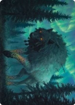 Sarulf, Realm Eater Art Card [Kaldheim Art Series]