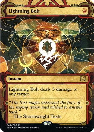 Lightning Bolt (Foil Etched) [Strixhaven: Mystical Archive]