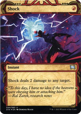 Shock (Foil Etched) [Strixhaven: Mystical Archive]