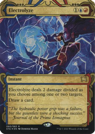 Electrolyze (Foil Etched) [Strixhaven: School of Mages Mystical Archive]