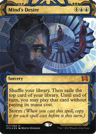 Mind's Desire (Foil Etched) [Strixhaven: School of Mages Mystical Archive]