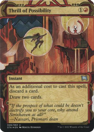 Thrill of Possibility (Foil Etched) [Strixhaven: School of Mages Mystical Archive]