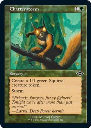 Chatterstorm (Retro Foil Etched) [Modern Horizons 2]