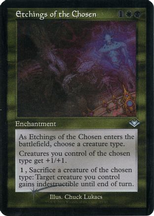 Etchings of the Chosen (Retro Foil Etched) [Modern Horizons]