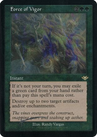 Force of Vigor (Retro Foil Etched) [Modern Horizons]