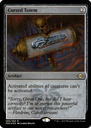 Cursed Totem (Foil Etched) [Modern Horizons 2]