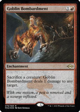 Goblin Bombardment (Foil Etched) [Modern Horizons 2]