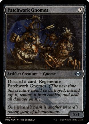 Patchwork Gnomes (Foil Etched) [Modern Horizons 2]